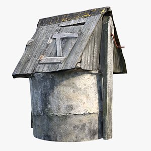 3d model medieval old village