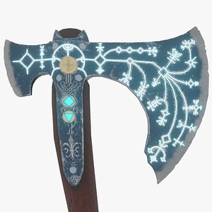Leviathan Axe Game Ready model