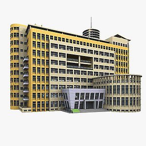 3d model of office building