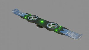 Goblin Hover Board - Low Poly - Game Ready - PBR