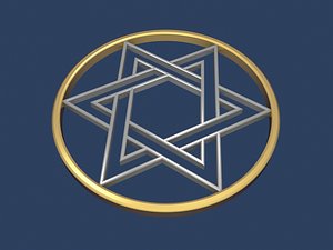 Star of David Circle