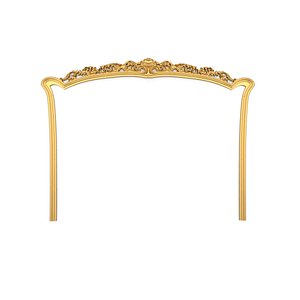 Classic Carved Bed model 10 3D model