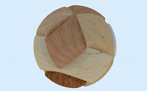 Puzzle ball for 3D print