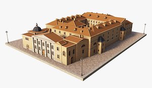 3D model Complex Residence Building