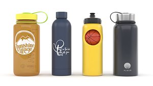 3D Water Bottle Collection model
