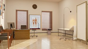 3D Hospital Examination Room