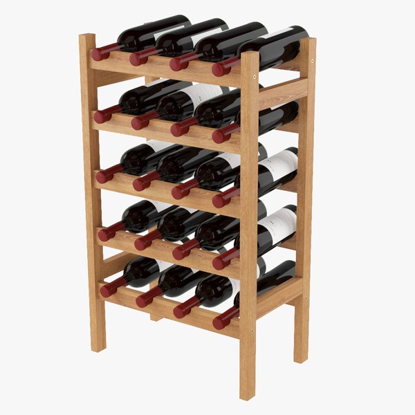 Wine Rack 3D Models for Download | TurboSquid