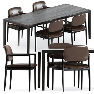Yoko dining chair and Zhang table