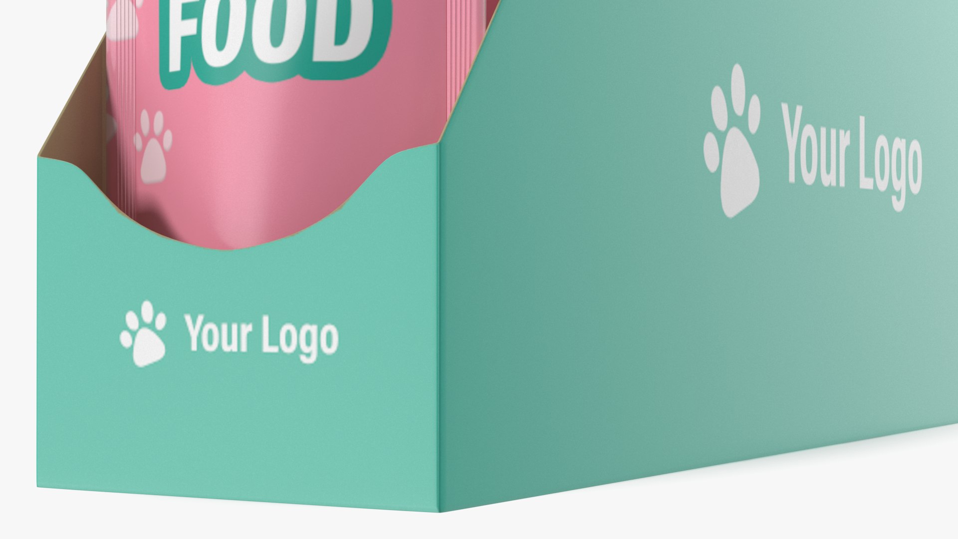 3D Model Wet Cat Food Pouch Box Mockup TurboSquid 2112339