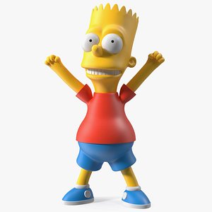 Bart Simpson Happy Pose