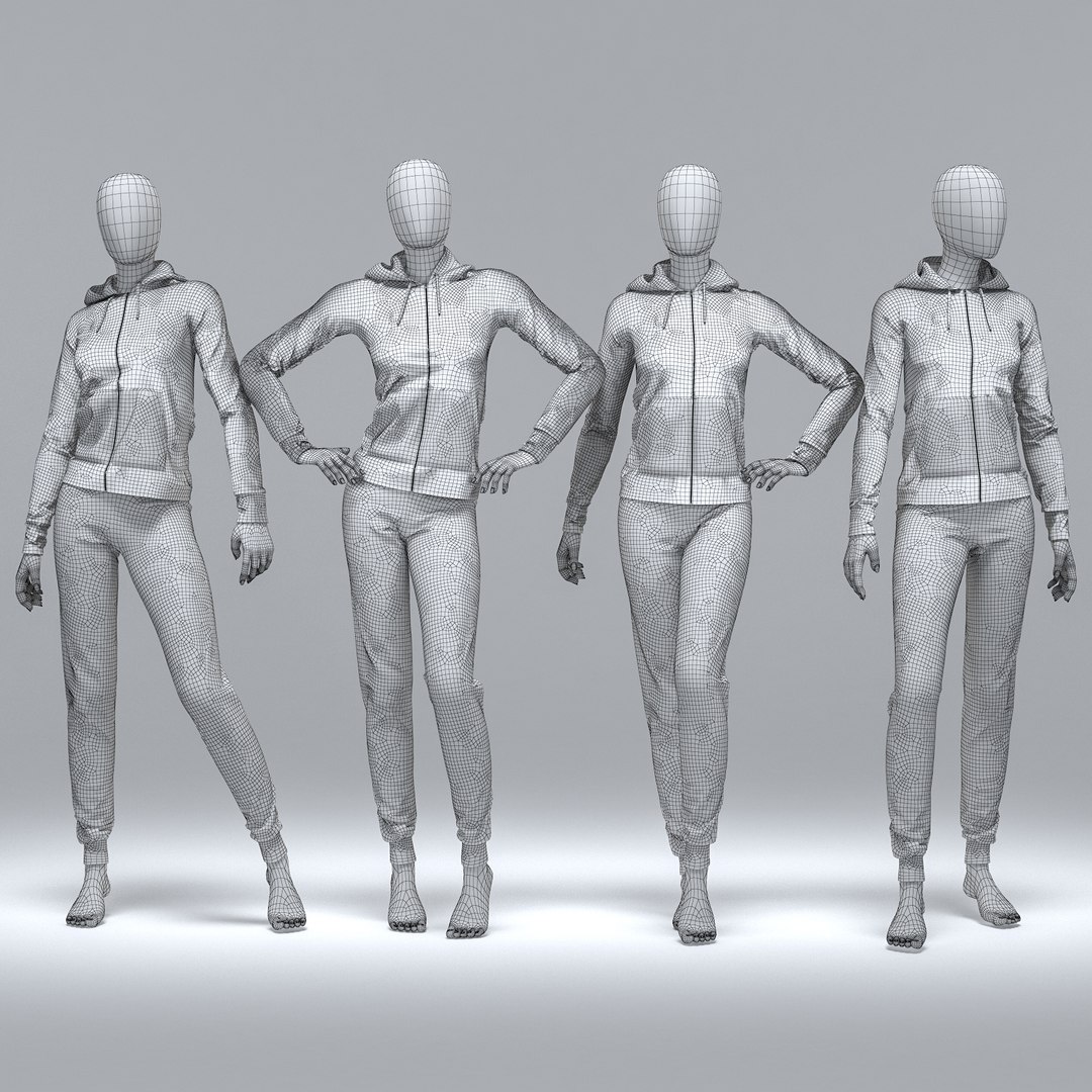 3D Female Sport Suit | 1147009 | TurboSquid