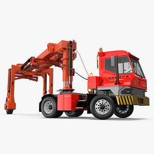 3D Ottawa T2E Terminal Carrier Truck Rigged for Cinema 4D model