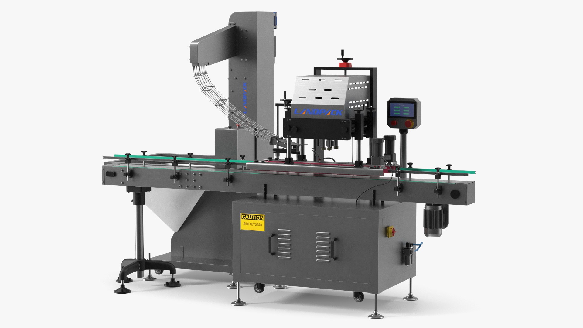 Capping Machine LandPack 3D model preview