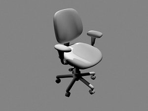 adjustable computer chair obj