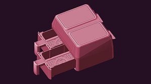 Deep Air Fryer 3D model