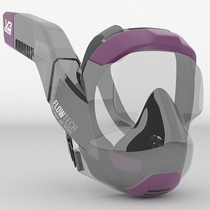 3D model V3 Face Snorkel Mask Urchin