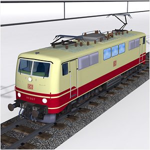 3D db class 111 electric locomotive 111 212