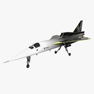 Experimental Supersonic Aircraft Boom XB-1 Rigged
