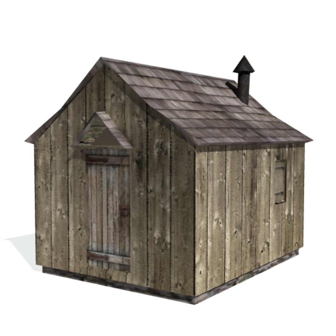 historical shanty farms buildings 3d 3ds