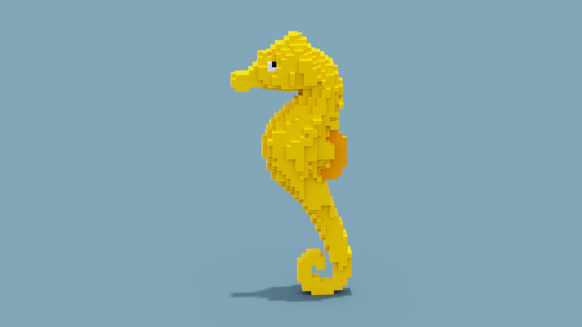 Voxel Seahorse 3D model https://p.turbosquid.com/ts-thumb/lv/JqUtjM/wE/spin202210081450270005/png/1665231390/1920x1080/fit_q87/eae91cc074a36effc1f3126115f0d8667dee255d/spin202210081450270005.jpg