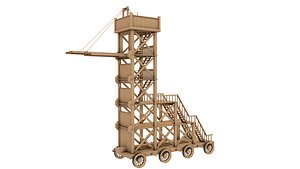 Medieval Siege Tower 3D model
