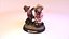 Estatueta crianças Low-poly