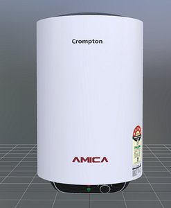 Crompton Amica 15 L Storage Water Geyser 3D model