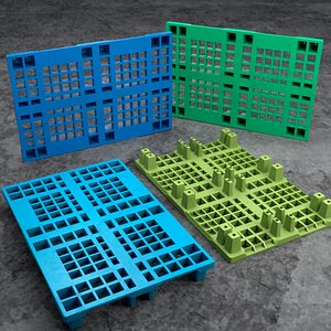 3D Plastic pallet 2