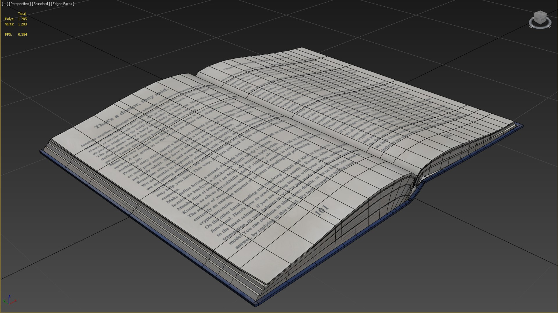 Open Book 3d Model - Turbosquid 1689337