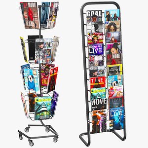 magazine stand 3D model