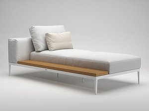 Grid Chaise Unit
