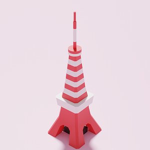 Cartoon Simple Tokyo Tower