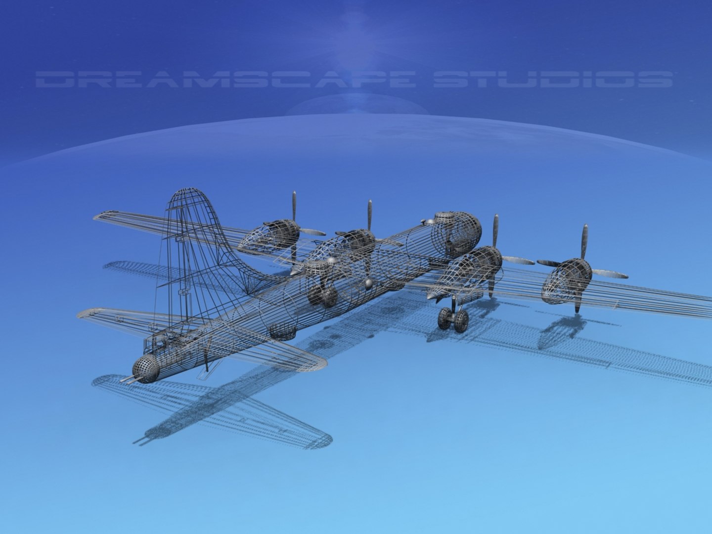 3d Superfortress B-29 Bomber Usaf Model