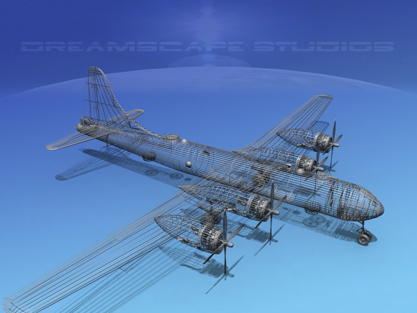 3d Superfortress B-29 Bomber Usaf Model