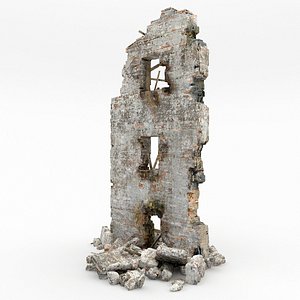 ruins building 3d model