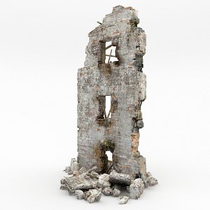 ruins of buildings