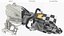 Gas Powered Rail Saw with Clamp
