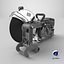 Gas Powered Rail Saw with Clamp