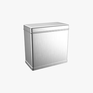 Rectangle Tin Can - 15cm