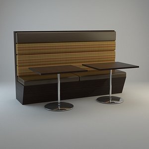 Restaurant Banquette | Vray 1.5 Materials