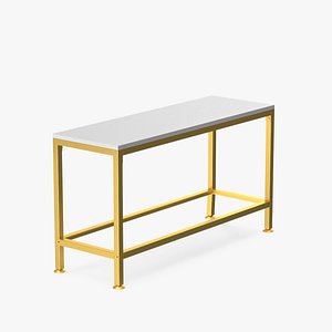 Low Shelf Golden 3D model
