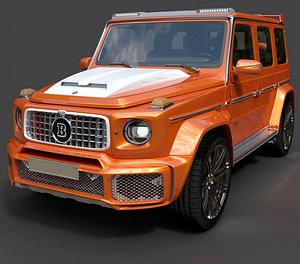 Brabus 800 Widestar G-Class Performance SUV - Ultra-High Poly 3D Model 3D model