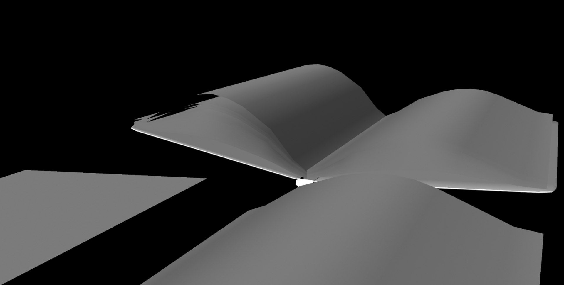 Free 3D Model Open Book Paper TurboSquid 1480808
