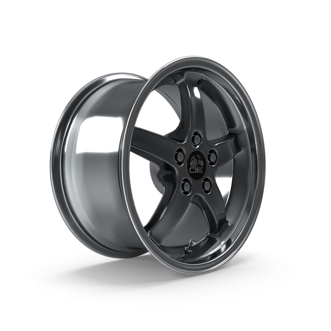 3D Cobra R 1995 Style Wheel 17X9 Silver Dished With Machined Lip 1994 ...