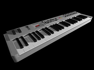 3d model midi keyboard