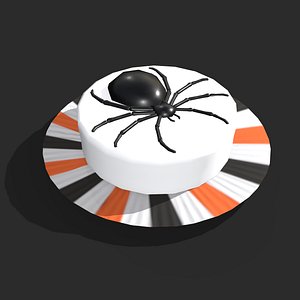 3D model spider cookie