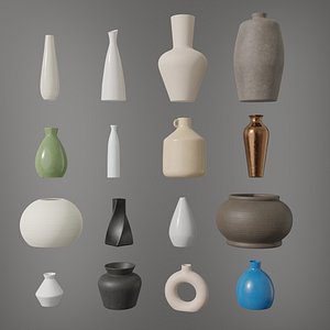 Decorative Vases 3D