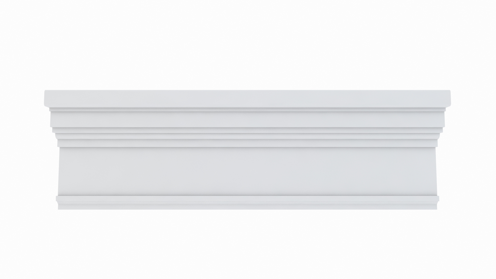 3D Cornice 181 Straight - TurboSquid 2030745