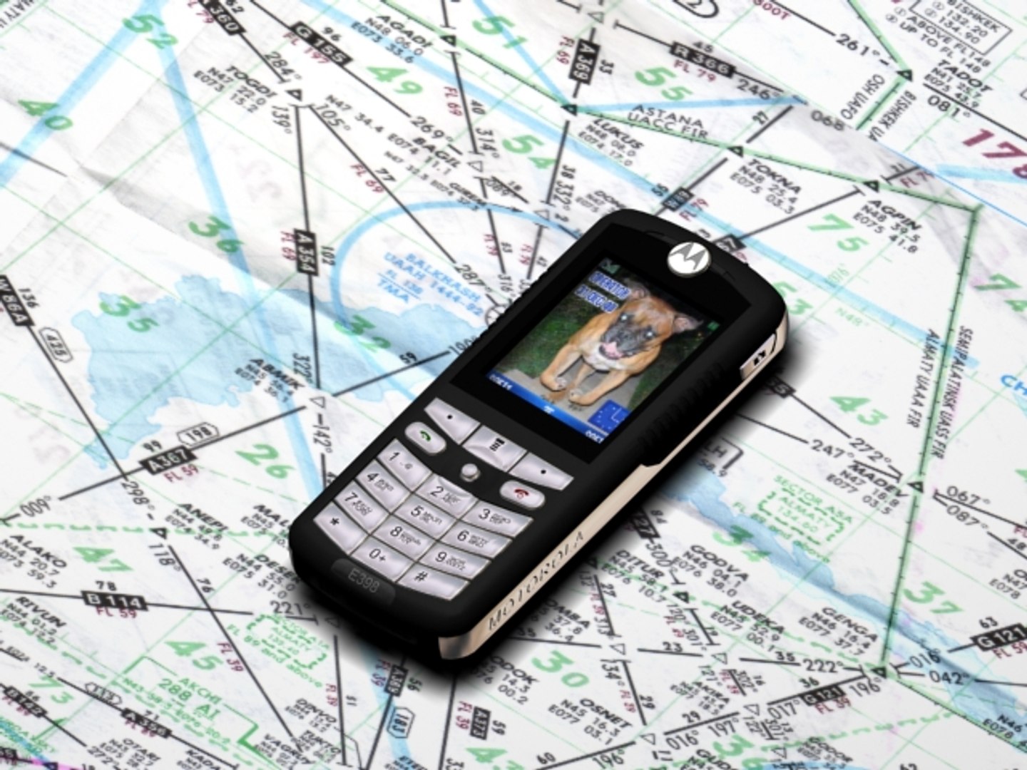 3d Model Of Motorola E398