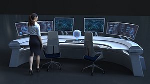 Future desk  Lab Table 3D